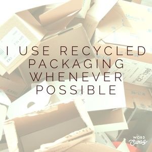 REUSE. REDUCE. RECYCLE!